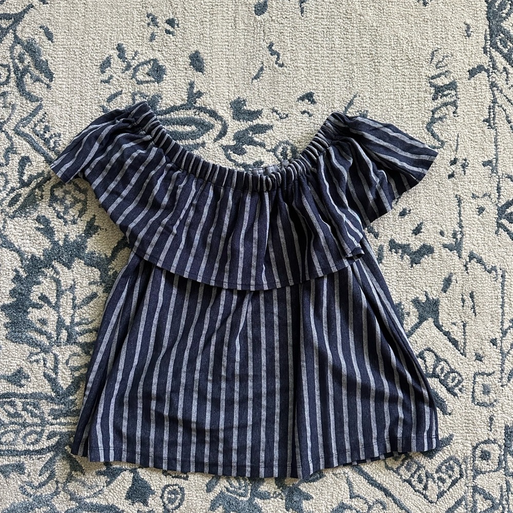 One shoulder/Off shoulder Banana Blouse